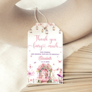 Étiquettes-cadeau Jardin Floral Fée Forêt Cute Anniversaire Faveurs