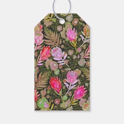 Étiquettes-cadeau Jardin Protea (Devant)