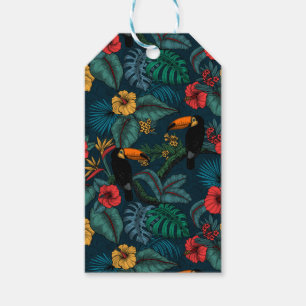 Étiquettes-cadeau Jardin toucan 2