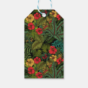 Étiquettes-cadeau Jardin tropical