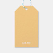 Étiquettes-cadeau Jaune - Brown Saint Valentin (Dos)