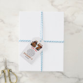 Étiquettes-cadeau J'avais 6 ans, maintenant j'ai 7 ans – Fête d'anni (Avec de laficelle)