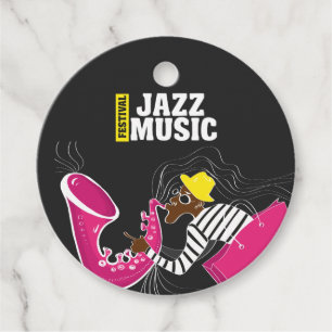 Étiquettes Cadeau Jazz Music Festival ajouter un logo
