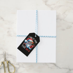 Étiquettes-cadeau Je le fais pour les Ho's Funny Christmas Santa