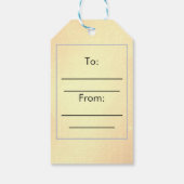 Étiquettes-cadeau Je m'excuse pour toutes les erreurs d'enrobage - F (Dos)