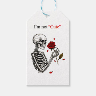 Étiquettes-cadeau Je ne suis pas mignon T-Shirt