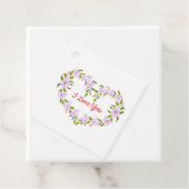 Étiquettes Cadeau Je t'aime Fleurs mignonnes (En situation)