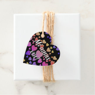 Étiquettes Cadeau Je t'aime ! (Personnalisable)