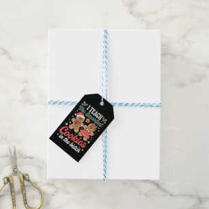 Étiquettes-cadeau J'enseigne aux cookies les plus intelligents du lo