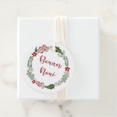 Étiquettes Cadeau Jèrriais, Jersey Norman Joyeux Noël, Custom (En situation)