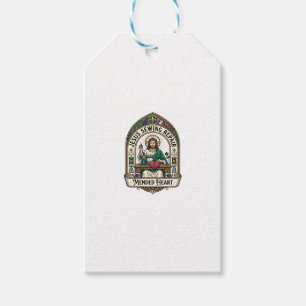 Étiquettes-cadeau Jésus Réparation Couture Cœur Réparé Jésus Réparat