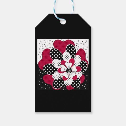 Étiquettes-cadeau Jeter l'oreiller patchwork Abstrait de quilting pa (Devant)