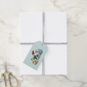 Étiquettes-cadeau Jeu de fleurs de délice d'été de chatons (Avec de la ficelle)