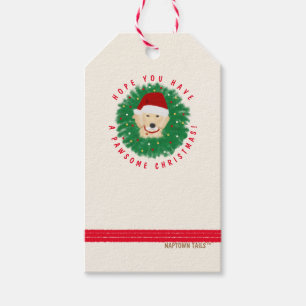 Étiquettes-cadeau Jeu d'étiquettes cadeaux de Noël Golden Retriever
