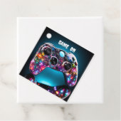 Étiquettes Cadeau Jeu Sur Vibrant Remote (En situation)