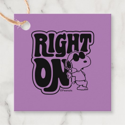 Étiquettes Cadeau Joe Cool - Juste Activé (Devant)