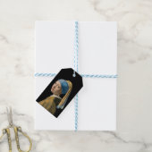 Étiquettes-cadeau Johannes Vermeer - Fille avec une oreille perle (Avec de laficelle)