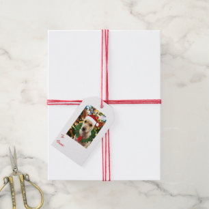 Étiquettes-cadeau Joie au chiot