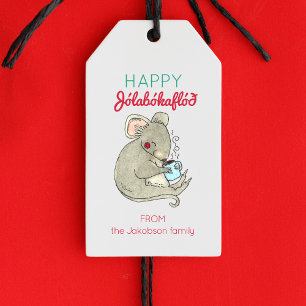 Étiquettes-cadeau Jolabokaflod Mice