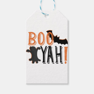 Étiquettes-cadeau joli booyah halloween