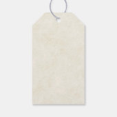 Étiquettes-cadeau Joli Cerf Aquarellé Posé Sur Le Merci Boho (Dos)