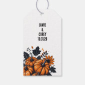 Étiquettes-cadeau Joli Citrouille (Dos)