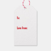 Étiquettes-cadeau Joli Dinosaure de Noël Enfants Blanc (Dos)