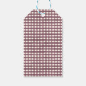 Étiquettes-cadeau Joli Fall Green & Plum Citrouille Baby shower à th (Dos)