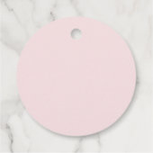 Étiquettes Cadeau Joli Fantômes d'Halloween rose (Dos)