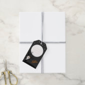 Étiquettes-cadeau Joli Halloween Ghost & Pleine lune (Avec de la ficelle)