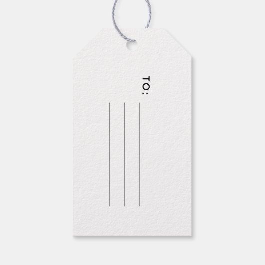 Étiquettes-cadeau Joli Heureuse Sainte-Valentin de script noir rose (Dos)