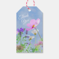 Joli Merci de fleurs sauvages roses de printemps