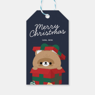 Étiquettes-cadeau Joli Noël simple et amusant