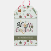 Étiquettes-cadeau Joli Noël Whimsical hiver Cosy (Devant)