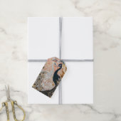 Étiquettes-cadeau Joli Peacock Pink Gold Glam (Avec de la ficelle)