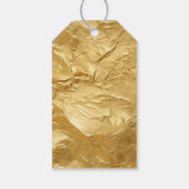 Étiquettes-cadeau Joli Peacock Pink Gold Glam (Dos)