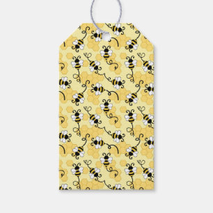 Étiquettes-cadeau Joli petit motif abeilles