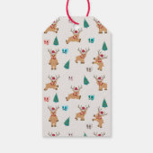 Étiquettes-cadeau Joli renne de Noël (Dos)