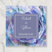 Étiquettes Cadeau Joli Rose aquarelle (Devant)