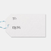 Étiquettes-cadeau Joli sapin rose de Noël (Dos Horizontal)