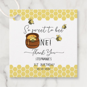 Étiquettes Cadeau Jolie abeille si douce pour être la première 1ère 