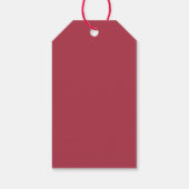 Étiquettes-cadeau Jolie aquarelle Hamster Père Noël Enfant de la fêt (Dos)