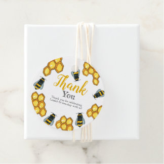 Étiquettes Cadeau Jolie bee miel bourdon abeille anniversaire