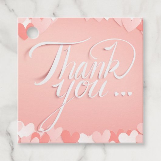 Étiquettes Cadeau Jolie conception cardiaque (Devant)