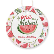 Jolie Fête d'anniversaire Un dans un Melon