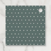 Étiquettes Cadeau Jolie Feuille De Fraisier Rouge Mariage (Dos)