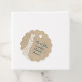 Étiquettes Cadeau Jolie Mariage sur la Plage Remerciements (En situation)