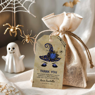 Étiquettes-cadeau Jolies Filles Sorcières Halloween Merci Favori