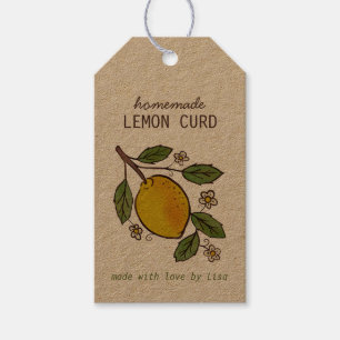 Étiquettes-cadeau Jolis Citrons Friandises Faîtes Maison Personnalis