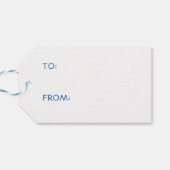 Étiquettes-cadeau Jolis Gnomes de Noël GNOEL Flocons de neige DE À (Dos Horizontal)